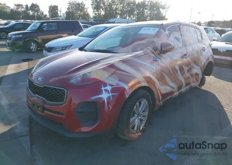 2017 Kia Sportage Lx z USA, uszkodzony, nr VIN KNDPM3AC4H7159507